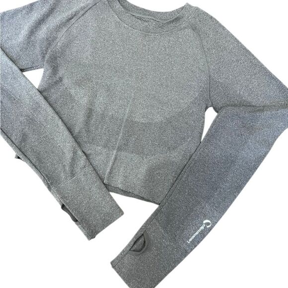 Climawear long-sleeve seamless crop top Size Small/Medium - Picture 5 of 14